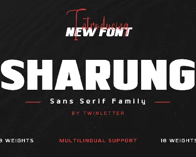 Sharung font