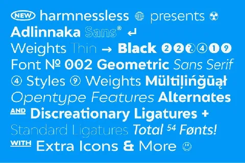 Adlinnaka Family font