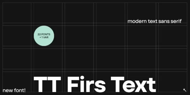 TT Firs Text Family font