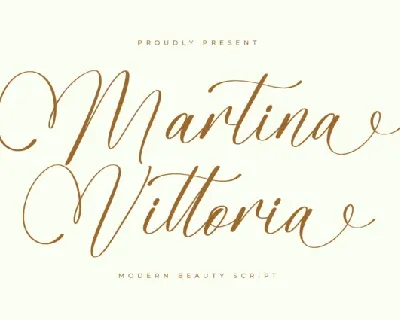 Martina Vittoria font