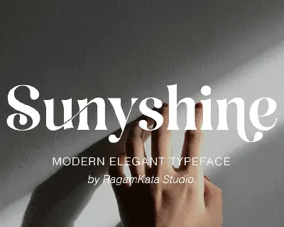 Sunyshine DEMO font