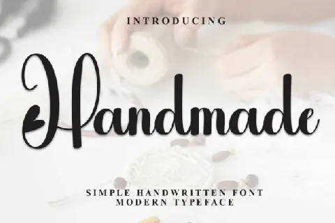 Handmade Calligraphy font