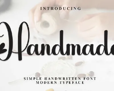 Handmade Calligraphy font