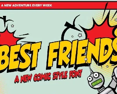 Best Friends Comic font