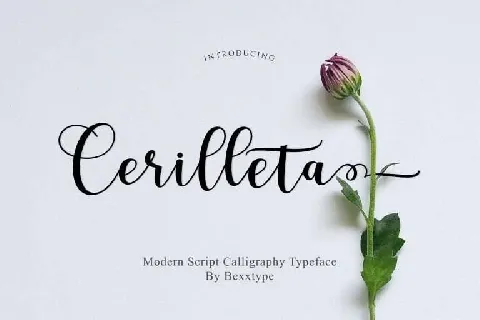 Cerilleta Script Free font