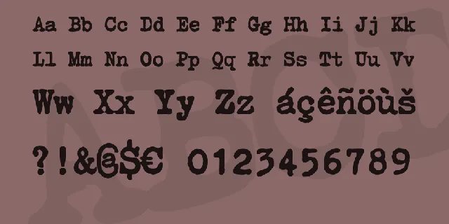 zai Courier Polski 1941 font