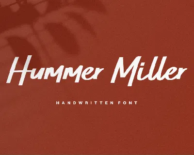 Hummer Miller Demo font