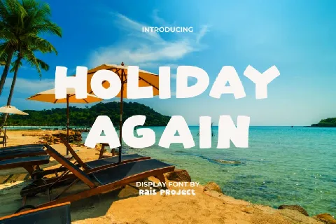Holiday Again font