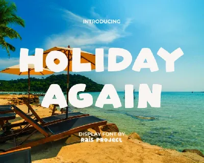 Holiday Again font
