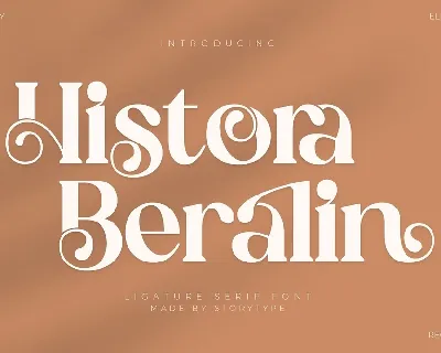 Histora Beralin font