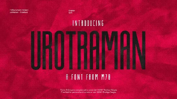 Urotraman font