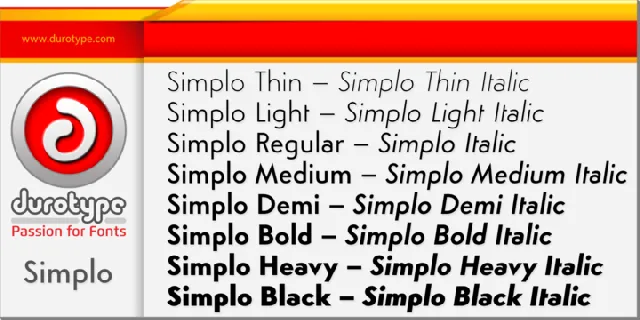 Simplo Family font