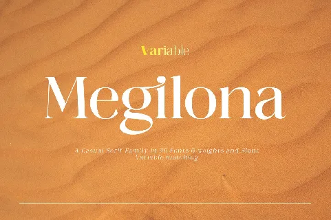 Megilona font