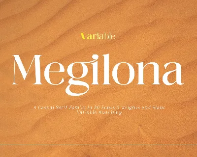 Megilona font