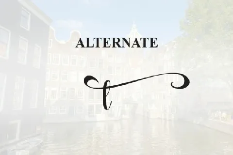 Amsterdam Calligraphy font