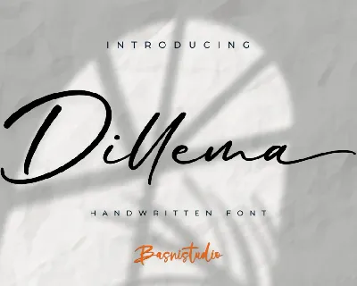 Dillema font