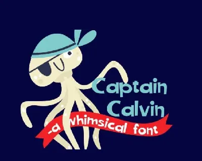 Captain Calvin font