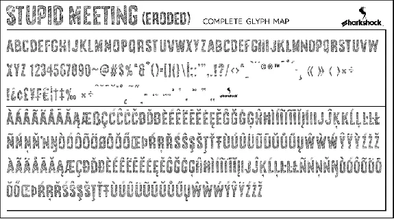 Stupid Meeting font