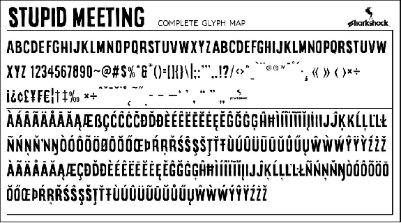 Stupid Meeting font