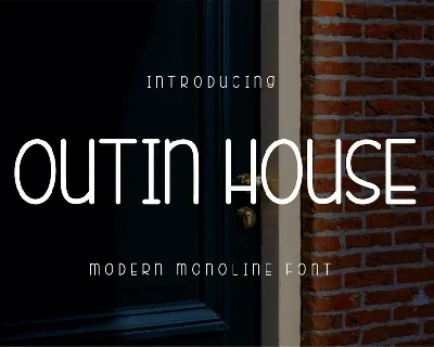 Outin House font