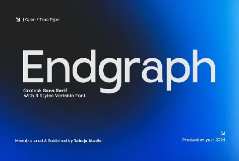 TBJ Endgraph Family font