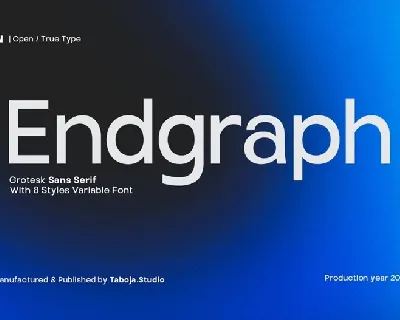 TBJ Endgraph Family font