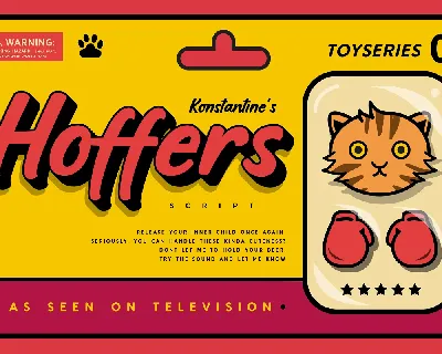 Hoffers Playful Display font