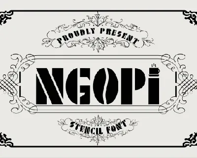 Ngopi font