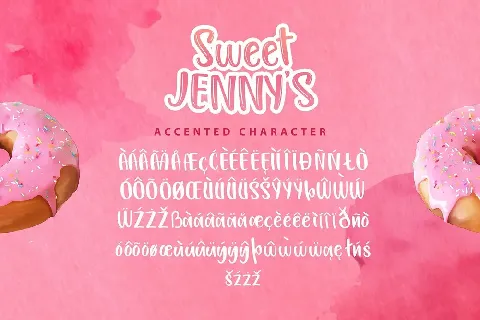 Sweet Jennys Demo font