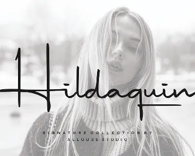 Hildaquin Demo font
