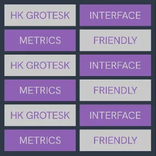 HK Grotesk font