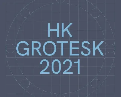 HK Grotesk font