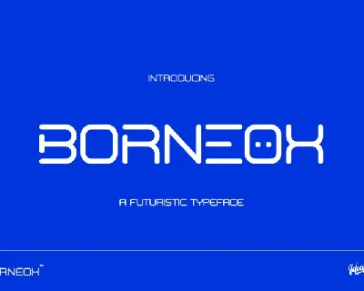 Borneox font