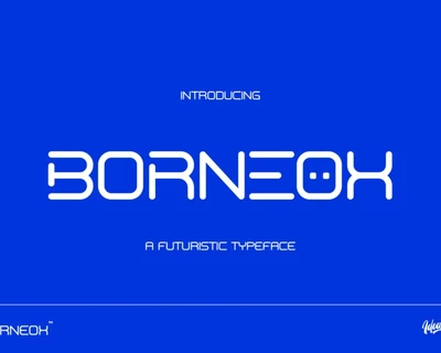 Borneox font