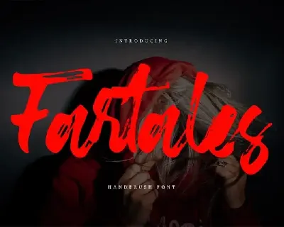 Fartales Brush font