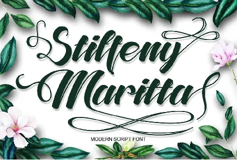 Stiffeny Maritta Calligraphy Script font