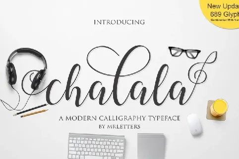 Chalala Script font