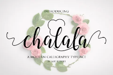 Chalala Script font