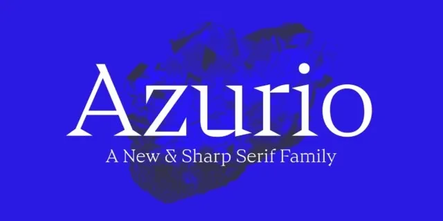 Azurio Family font