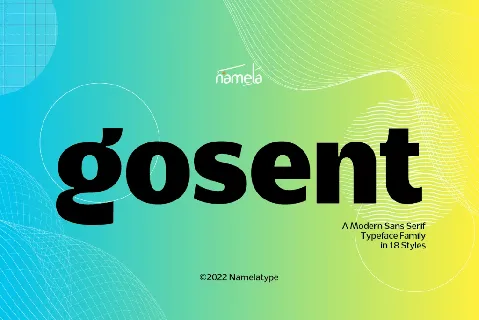 Gosent DEMO font