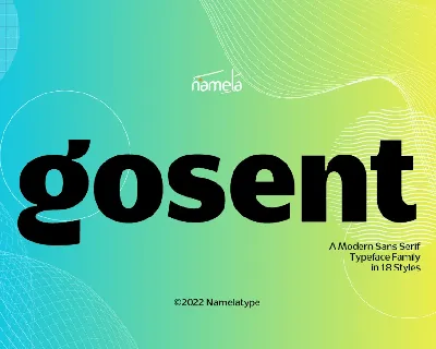 Gosent DEMO font