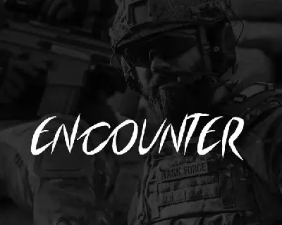 Encounter Display Typeface font