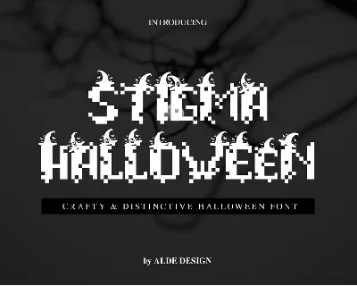 STIGMA HALLOWEEN font