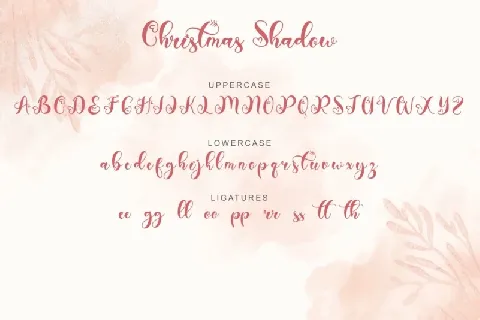 Christmas Shadow font