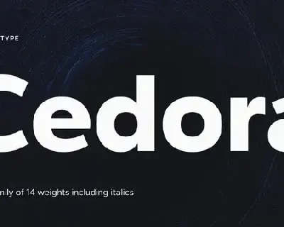 Cedora Sans Serif Family font