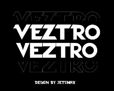Veztro Display font