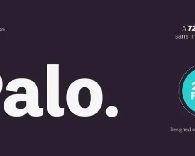 Palo Sans Serif font