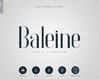 Baleine Serif font