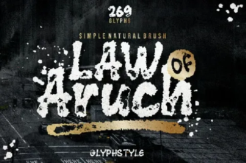 Law Of Aruch font