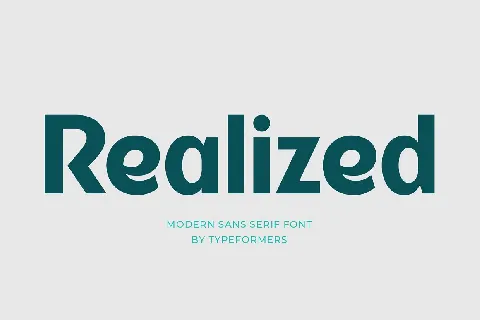 Realized font